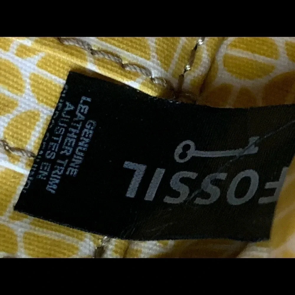 Fossil Key-Per Wristlet Wallet pink and mustard color